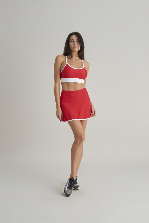 Cherry red SKORT